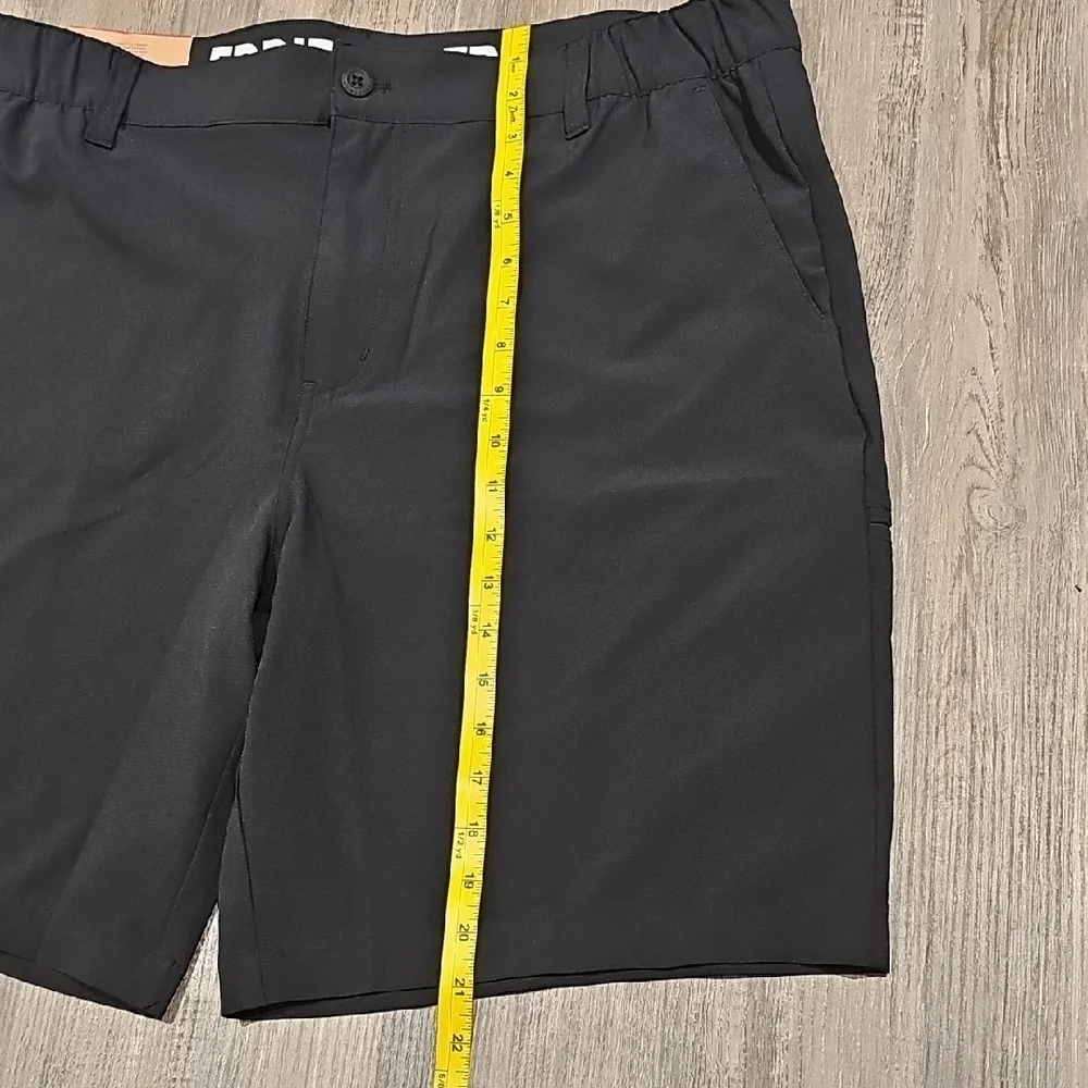 Eddie Bauer Men's Black Flat Front Shorts